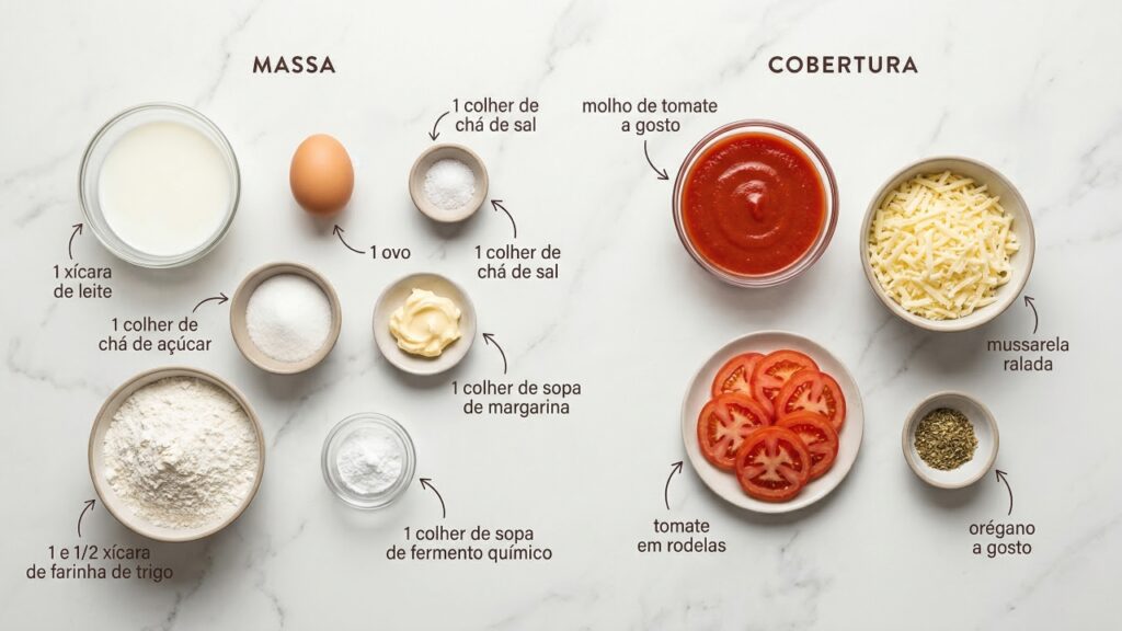 Essa pizza de liquidificador fica pronta em poucos minutos e é perfeita para um jantar rápido