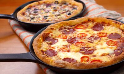Pizza de frigideira sem ovo e leite é fácil, rápida e dá certo sempre