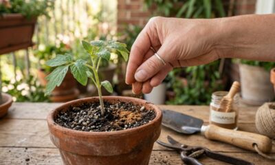 Minha avó costumava colocar canela nas plantas dela e hoje eu também não vivo sem esse cuidado