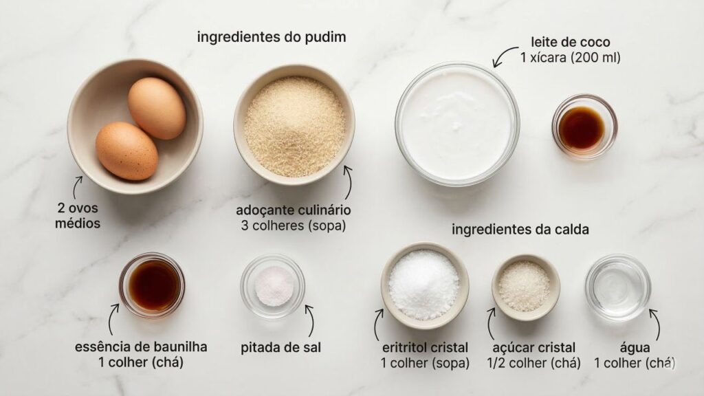 Misture 3 ingredientes e faça um pudim fit cremoso pronto em minutos no micro-ondas