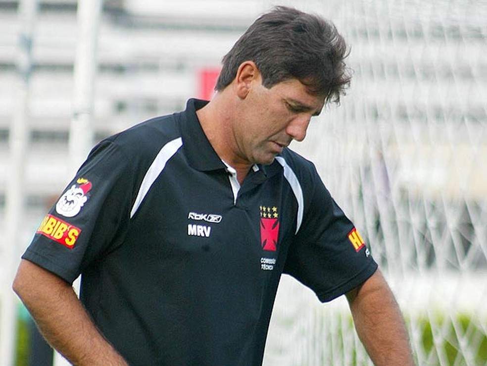 Renato Gaúcho no Vasco em 2008 (Foto: Vipcomm)