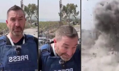 Vídeo: repórter foge de míssil em plena transmissão ao vivo no Líbano