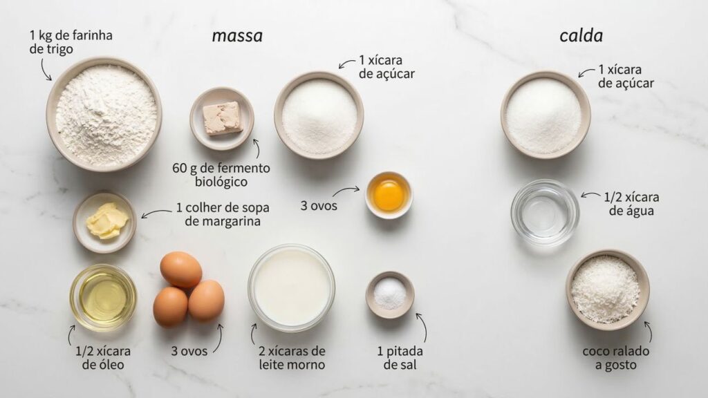 Essa rosca caseira da minha mãe cresce bem fofinha e é perfeita para servir no café da manhã