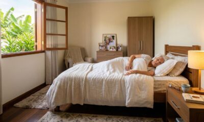 Como ter um bom sono na terceira idade com hábitos simples e práticos antes de dormir