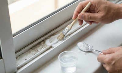 Bicarbonato nos trilhos da janela: o truque simples que destrava e tira o mau cheiro