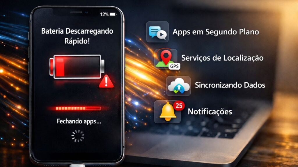 O erro que faz celular descarregar rápido mesmo sem uso e que muita gente continua cometendo