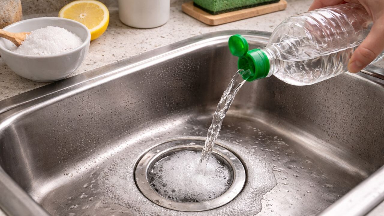 Como tirar o mau cheiro da pia da cozinha com um método simples que resolve rápido