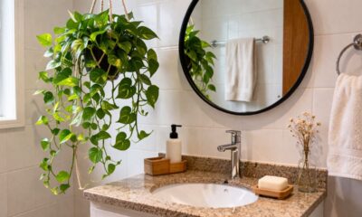 Plantas para banheiro que se adaptam à umidade e deixam o ambiente mais bonito e agradável