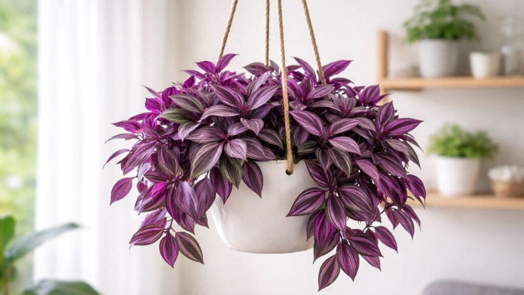 Como cuidar do lambari roxo e manter a planta pendente sempre bonita na decoração