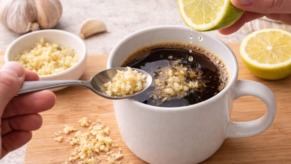 Café com alho e limão: pra que serve e quando fazer essa mistura no dia a dia