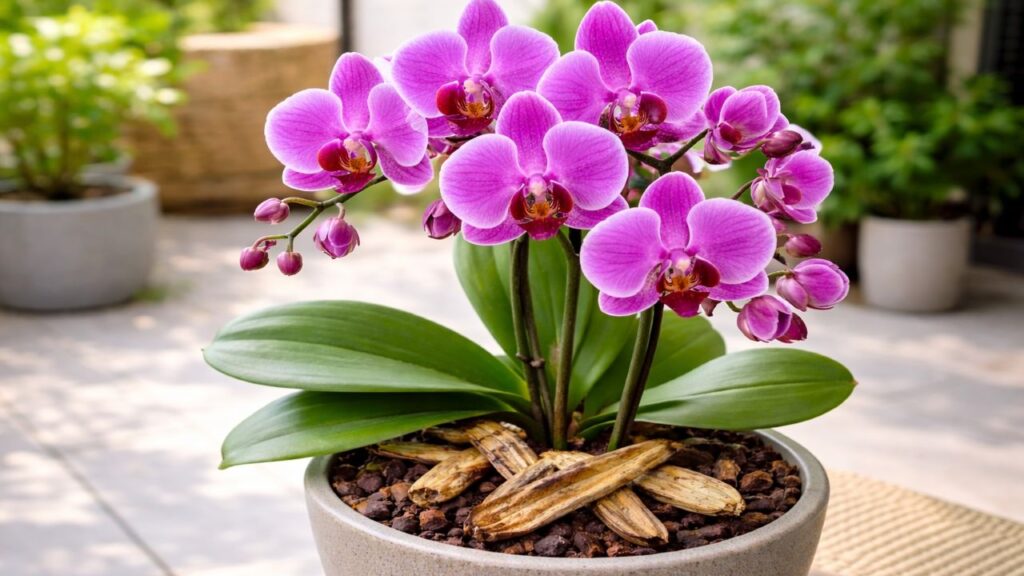 Coloque este ingrediente caseiro para orquídea no vaso e suas plantas vão encher de flores