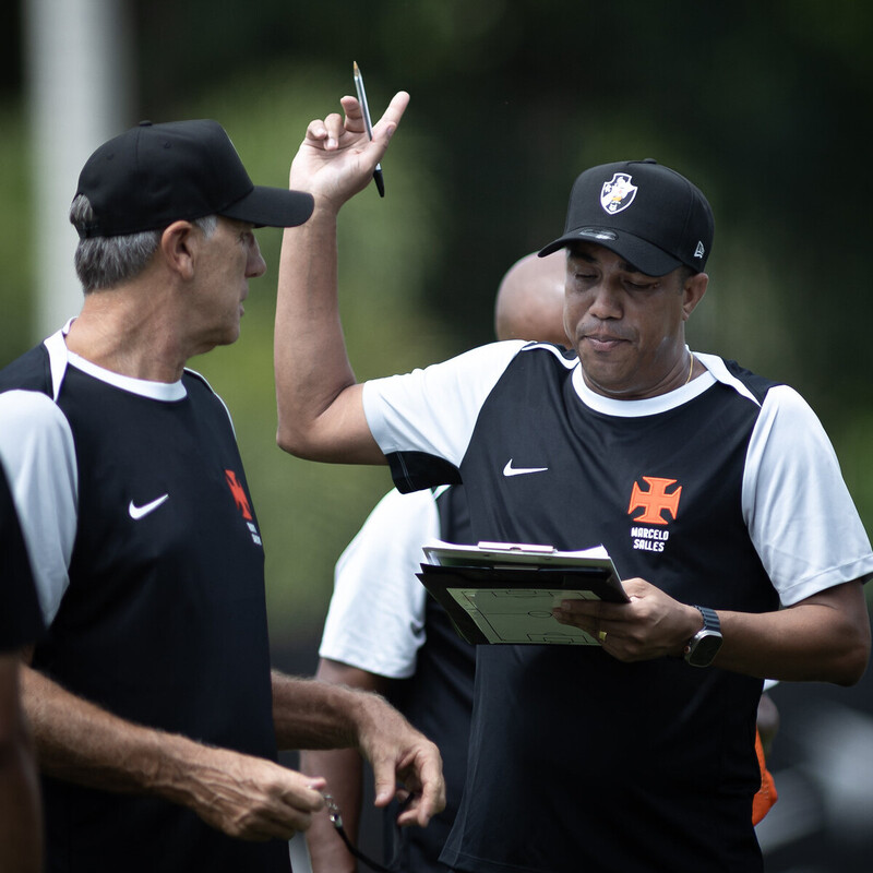 Renato Gaúcho e Marcelo Salles. Treino do Vasco da Gama no CT Moacyr Barbosa em 04 de Março de 2026. (Primeiro treino do técnico Renato Gaucho). (Fotos Matheus Lima/Vasco)