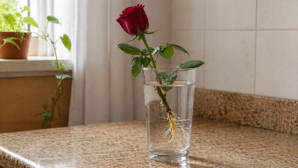 Como fazer muda de rosa na água e garantir que ela pegue com mais facilidade