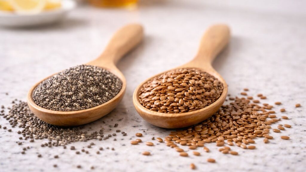 Chia ou linhaça: qual é melhor para emagrecer, qual é mais saudável e como usar do jeito certo