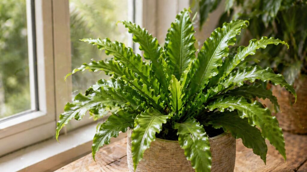 Planta asplênio se destaca pelas folhas onduladas que nascem do centro e transformam o ambiente
