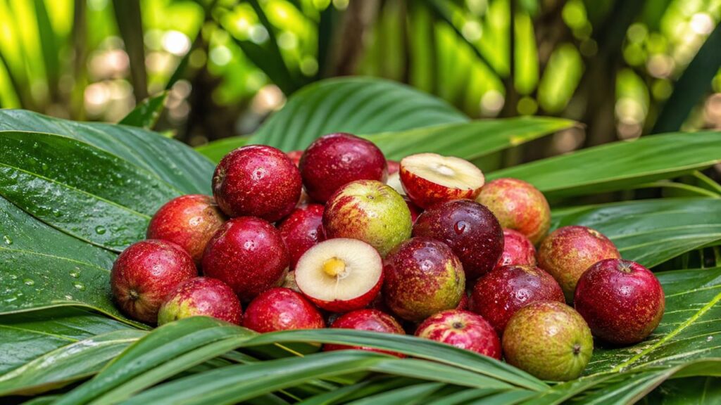 Essa fruta se destaca como a maior fonte natural de vitamina C no Brasil, superando a acerola e o limão