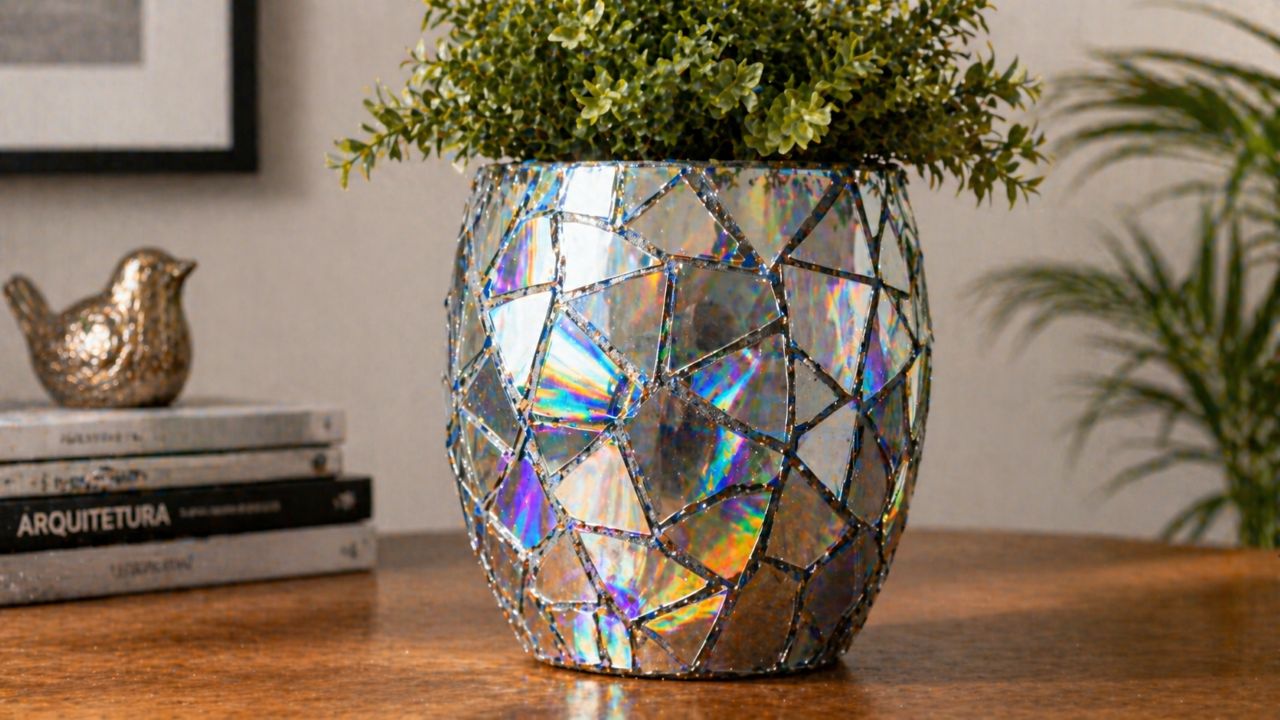 Ideia criativa com CDs velhos que transforma peças esquecidas em algo útil e decorativo