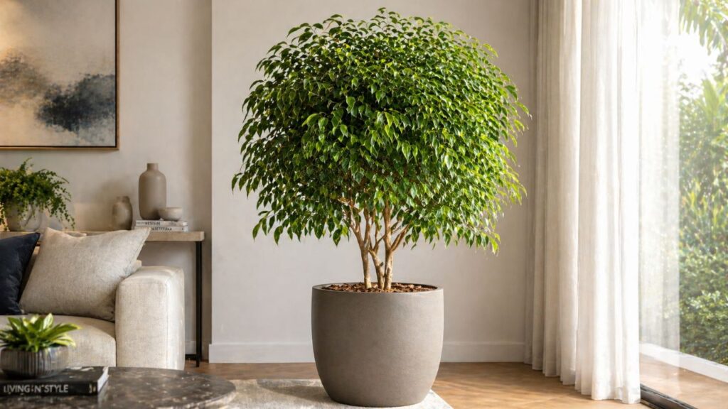 Ficus benjamina chama atenção pela folhagem delicada e pode transformar qualquer ambiente