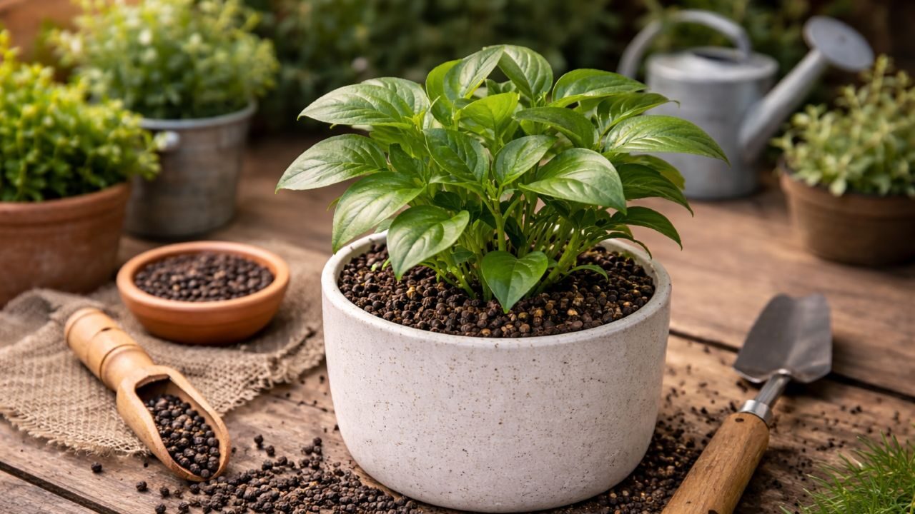 Jogue este tempero na terra e os bichos que comem as folhas vão fugir rapidamente