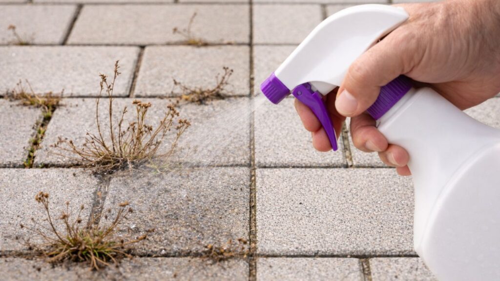 Como acabar com mato indesejado usando um mata mato caseiro sem veneno que seca rápido e é fácil de aplicar