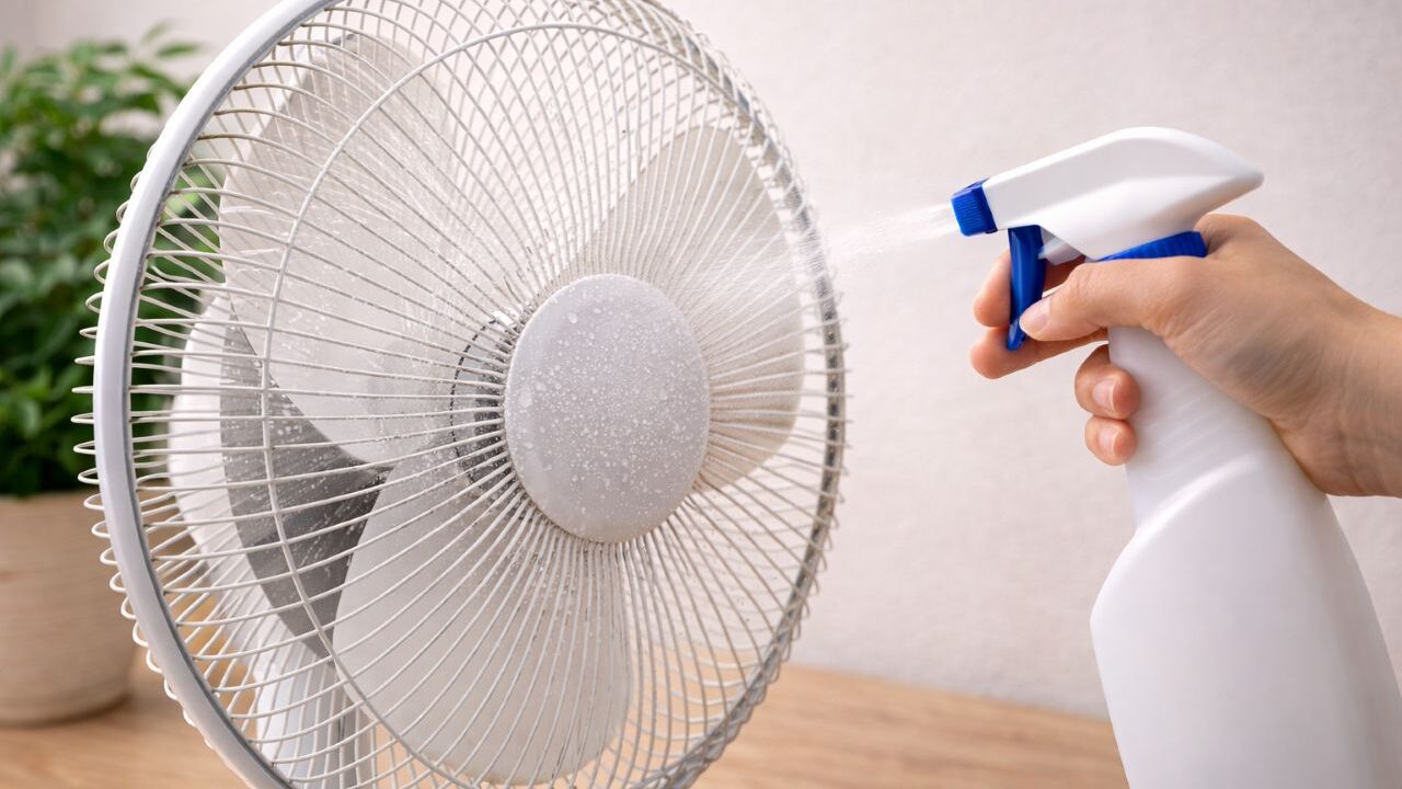 Misturinha caseira para limpar ventilador sem desmontar e remover a sujeira sem esforço