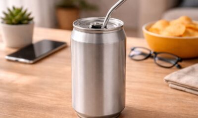 Faça copos com latinhas de refrigerante e transforme isso em uma renda extra criativa