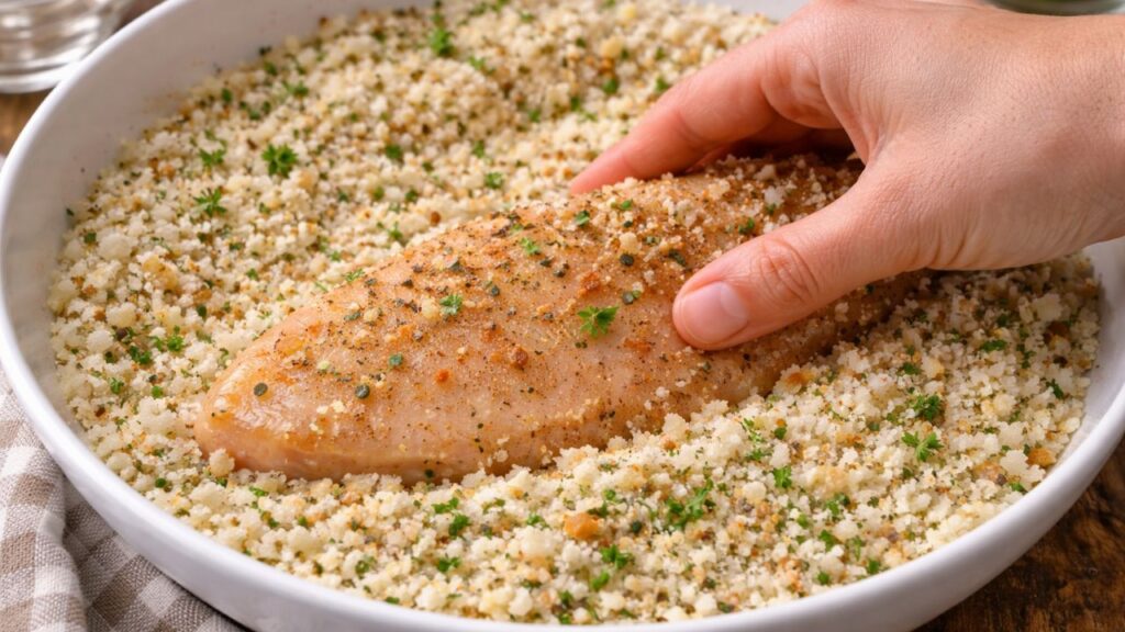 Frango crocante sem fritura com preparo fácil e resultado delicioso que surpreende pela textura