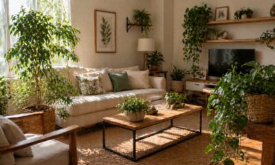 Como criar um ambiente mais natural dentro de casa com plantas e transformar o clima do espaço