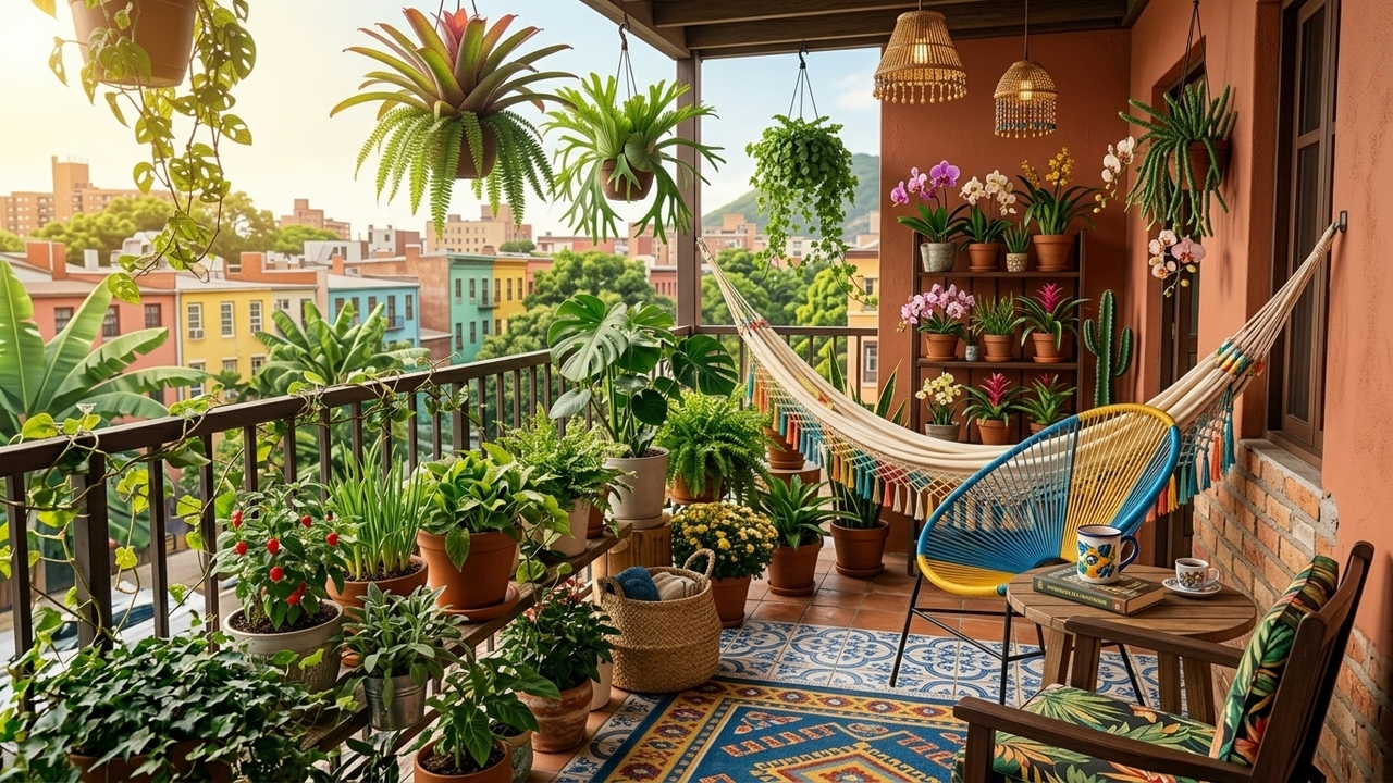 Diga adeus à varanda sem plantas: 4 ideias elegantes e modernas para adicionar verde no outono