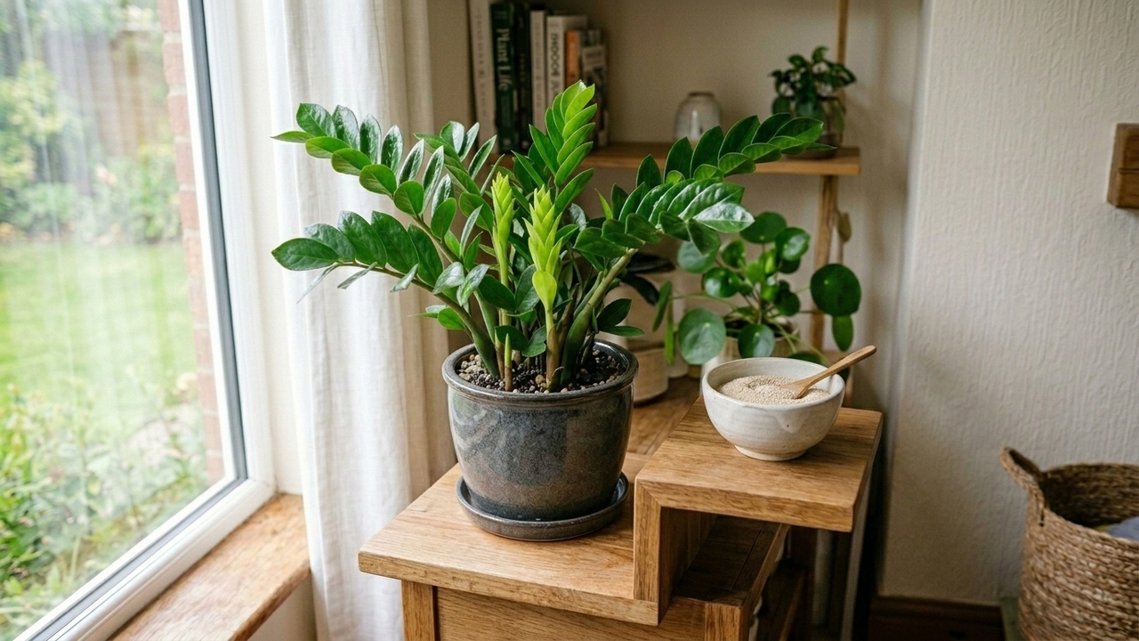 A solução caseira que muita gente usa na zamioculca quando ela passa meses sem dar um único broto