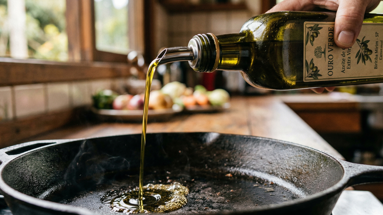 Quanto tempo o azeite de oliva dura depois de aberto e o erro comum que faz ele perder qualidade antes da hora
