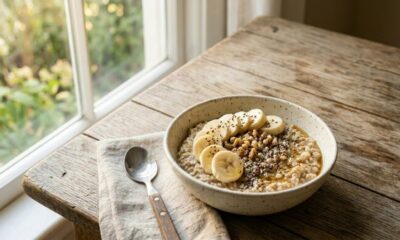 Banana com aveia pode fazer mais pelo seu corpo do que parece quando usada da forma certa