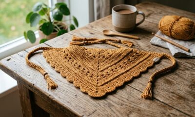 Aprenda como fazer bandana de crochê com passo a passo para arrasar no look