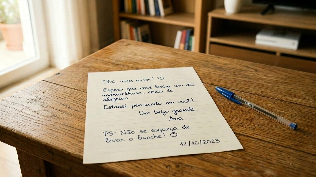 Escrever bilhete à mão mostra como gestos simples do passado ficaram mais raros com o tempo