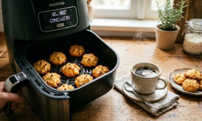 Esse biscoito de polvilho na air fryer é muito fácil de preparar e combina com café quentinho