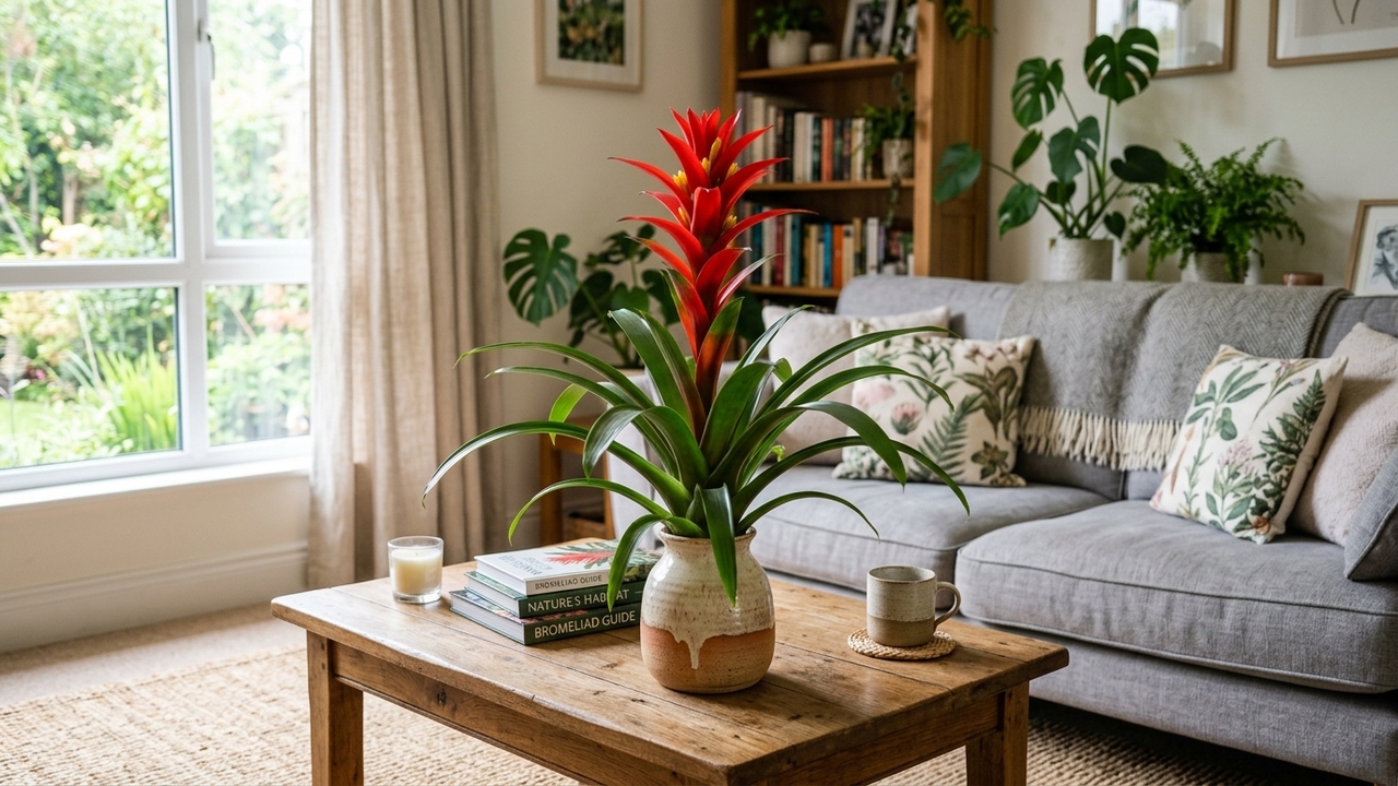 Usar bromélia na decoração traz cor e muda o clima do ambiente de forma natural