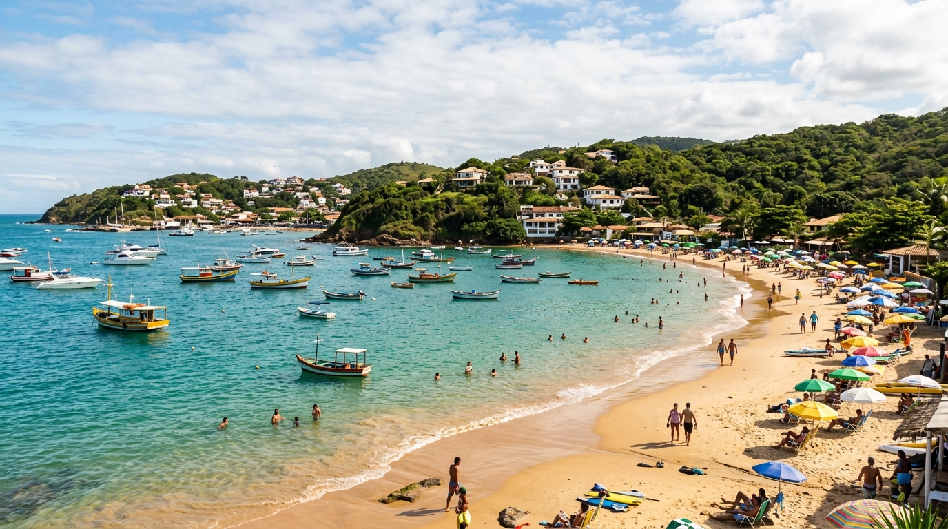 Após a visita de uma atriz francesa, essa vila de pescadores ganhou fama e hoje reúne mais de 20 praias Essa