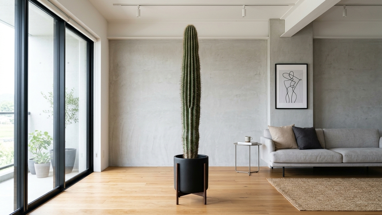 Esse cacto na decoração pode mudar o visual da sua casa e criar um destaque moderno que chama atenção