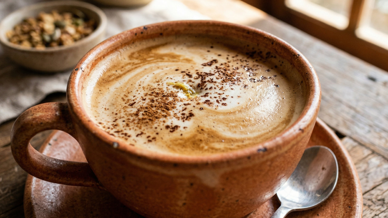 Como deixar o café mais leve, gostoso e com energia mais estável usando ingredientes simples