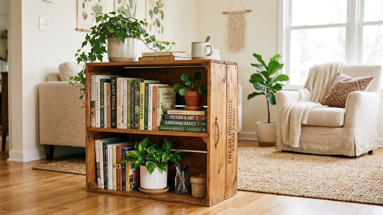 Se você tem uma caixa de legumes, não a jogue fora: veja como reutilizá-la para decorar sua casa