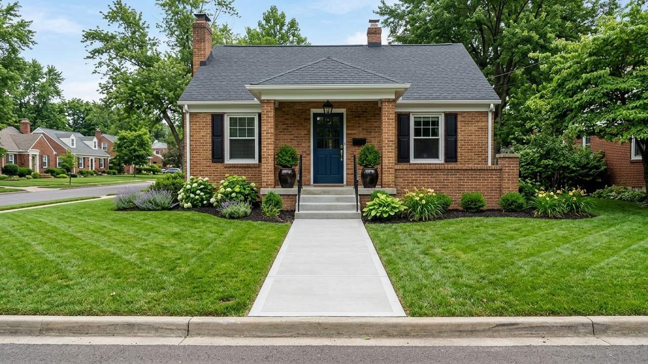 Como fazer calçada simples na frente de casa e deixar a entrada mais bonita