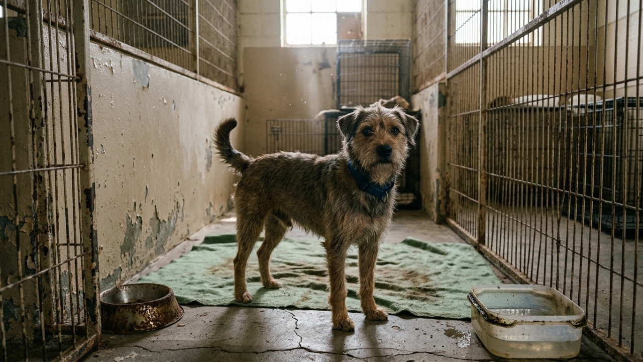 Cão abandonado muda de vida após anos vivendo em abrigo