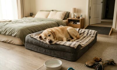 Sydney mostra na prática como o cuidado com cão idoso transforma a rotina da família