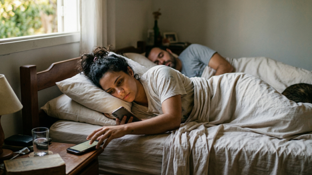 Celular debaixo do travesseiro parece inofensivo, mas pode atrapalhar seu sono mais do que você imagina