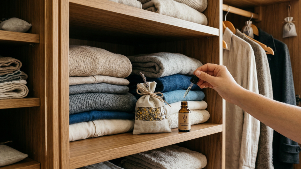 Nem spray caro, nem perfume forte: o truque com chá que ajuda a salvar o cheiro do guarda-roupa