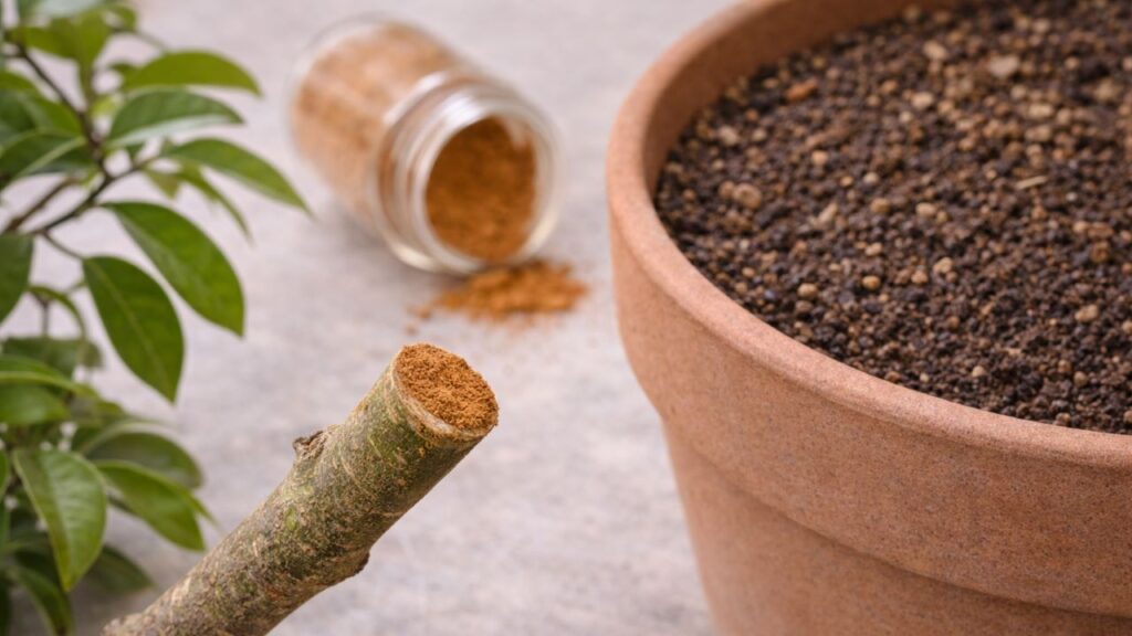 Colocar canela na planta vira alternativa prática e resultado pode ser percebido nos dias seguintes