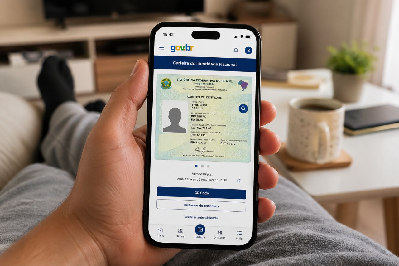 Como emitir a nova carteira de identidade pelo celular do conforto da sua casa
