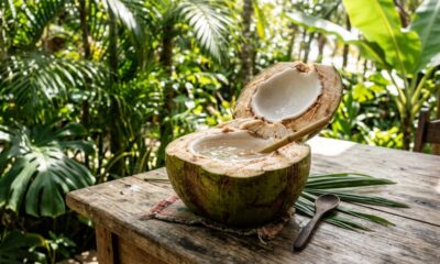 Benefícios da água de coco no dia a dia e o que realmente muda no corpo com o consumo frequente