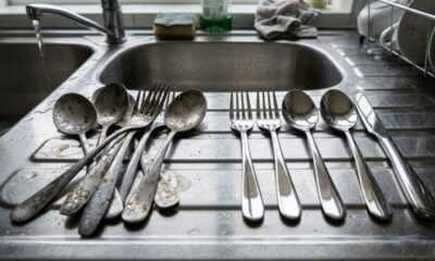 O erro ao lavar colheres e garfos que pode deixar seus talheres ainda mais opacos com o tempo