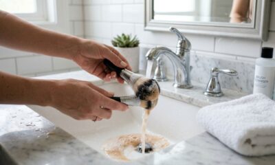 Com que frequência você deve limpar seus pincéis de maquiagem